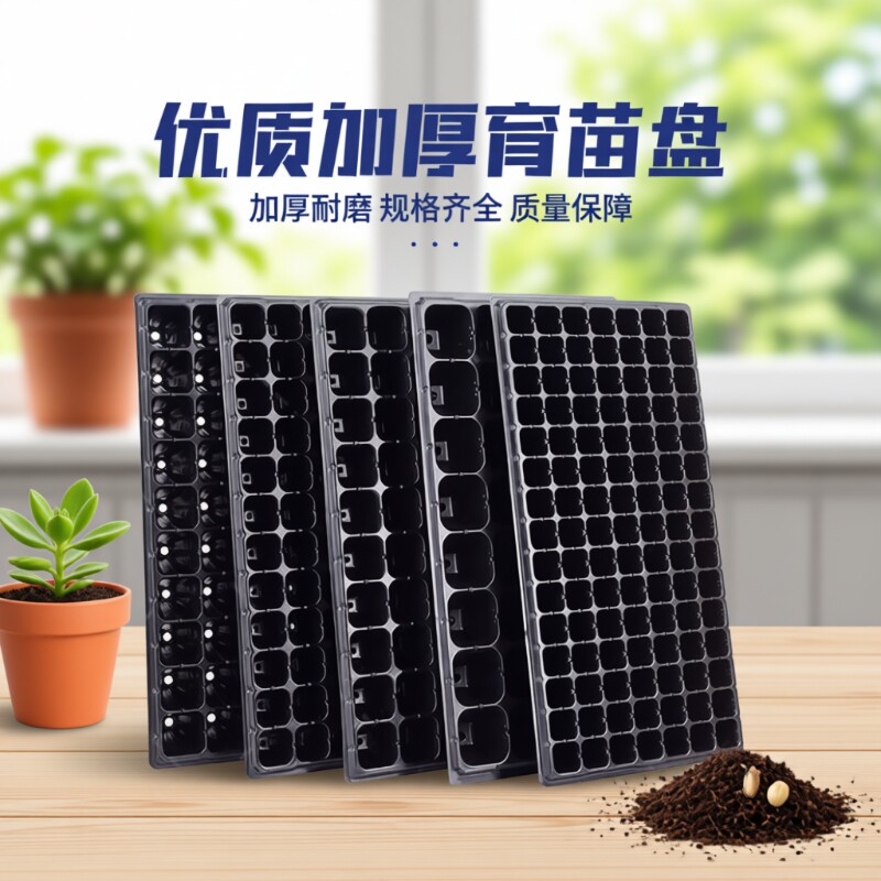 育苗穴盘种植神器套装营养钵蔬菜多肉扦插盒托盘发芽苗播种玉米