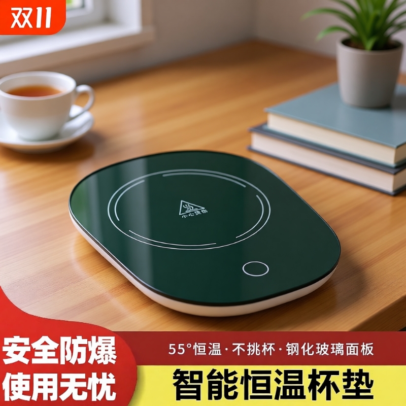 智能恒温加热杯垫重力感应断电