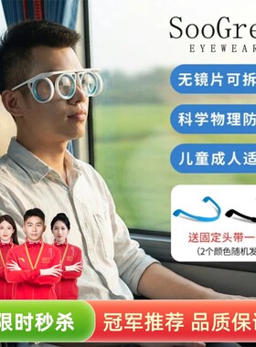SooGree防晕车眼镜 儿童成人防眩晕眼镜 车载防眩晕眼镜