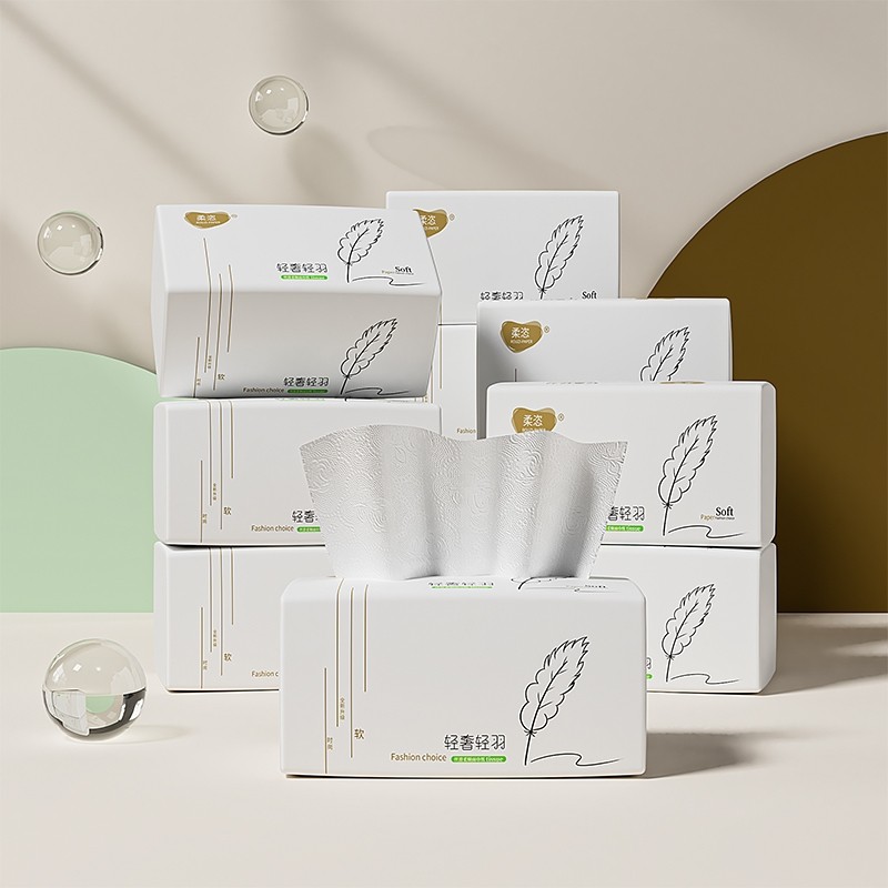 巨无霸5层加厚大尺寸家用抽纸大包大码餐巾纸L号面巾纸卫生纸巾