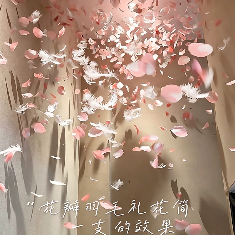 星河璀璨结婚礼炮手拧式礼花筒氛围拍照道具订婚专用手持喷花筒图片