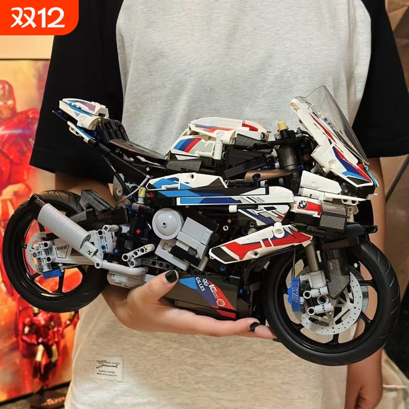 【爆款热销】摩托车积木模型