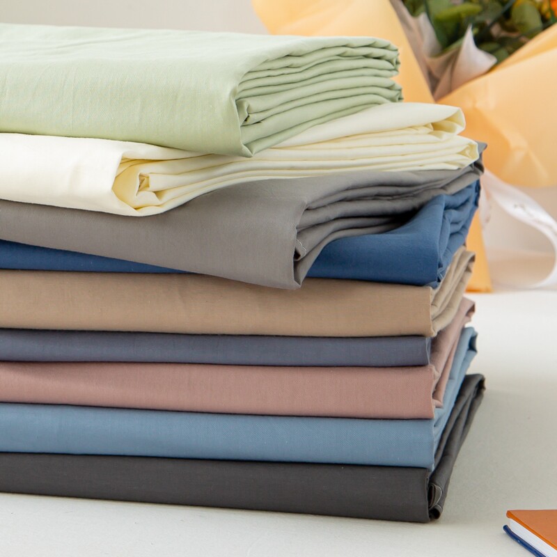 加厚床单纯棉单件全棉100被单2025新款纯色学生宿舍三件套亲肤