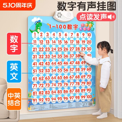 儿童数字有声挂图1-100