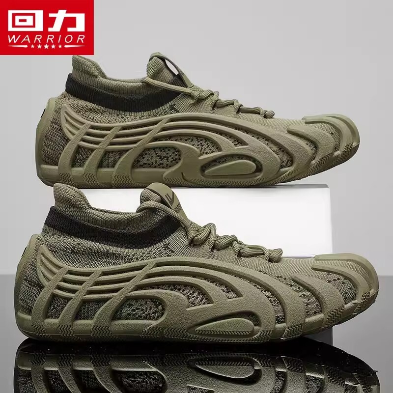 回力男鞋春夏季飞织薄款透气休闲鞋2026新款男士软底防滑运动潮鞋