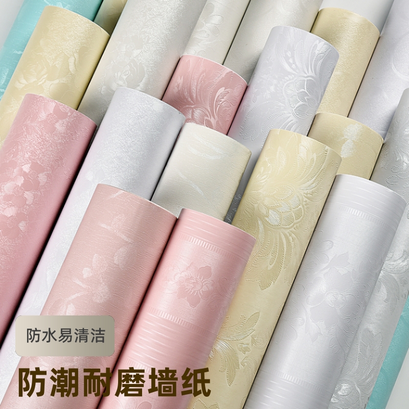 墙纸自粘防水防潮装饰温馨卧室客厅电视背景墙墙贴花房间壁纸贴