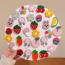 婴儿碎发儿童不伤发胎毛刘海魔术贴女孩宝宝发饰女童小月龄头饰卡