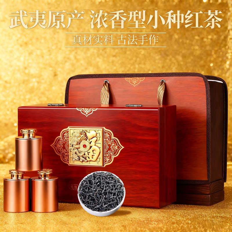 正品武夷正山小种红茶叶礼盒装