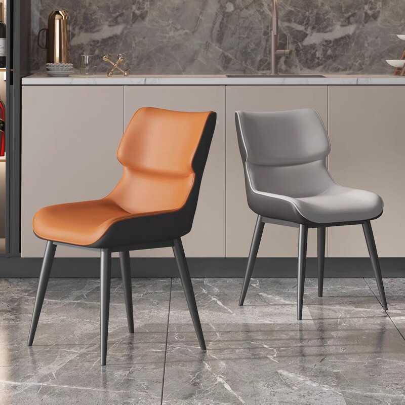 餐椅轻奢椅子家用靠背椅餐桌椅麻将椅咖啡椅凳子高级感餐厅久坐