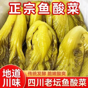 酸菜老坛鱼酸菜400克*5包四川正宗泡菜袋装下饭菜泡青菜芥菜整颗