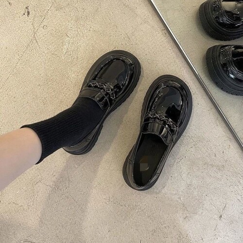 意尔康心选英伦风厚底小皮鞋女2026秋季新款法式玛丽珍日系jk单鞋