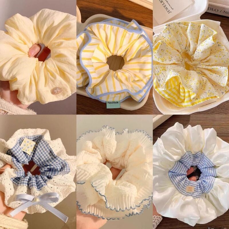 奶油泡芙发圈头绳|超3.1万次加购图片