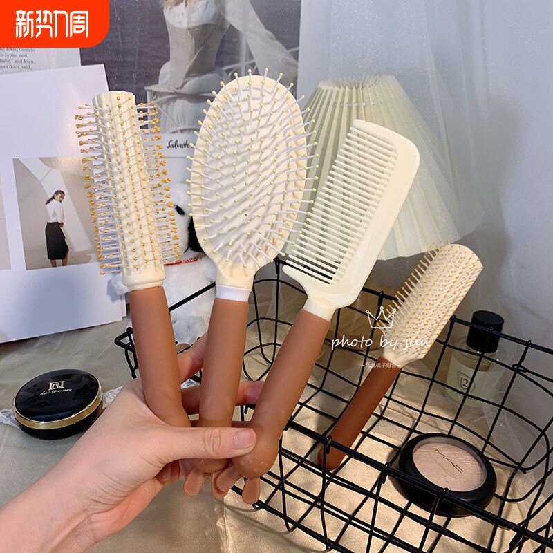 蓬松卷发梳按摩梳女士专用长发家用防静电造型设计学生宿舍男梳子