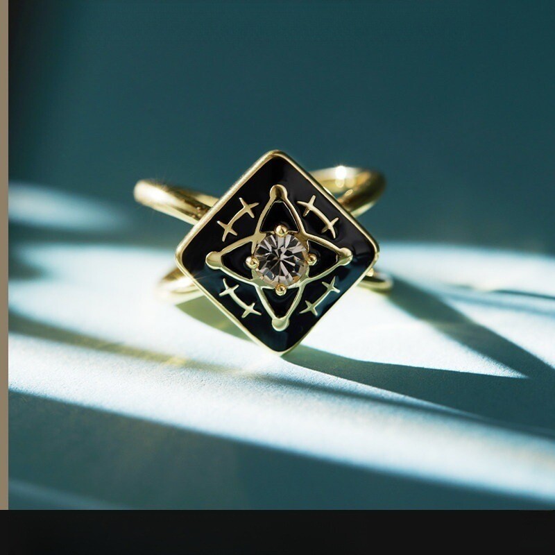 那刻夏主题印象系列戒指动漫游戏周边二次元简约百搭高级cos指环