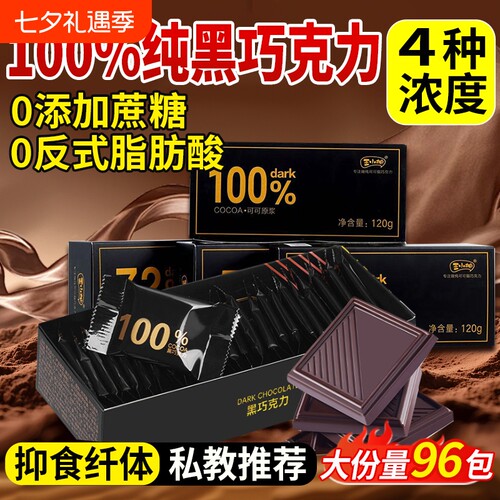【身材管理】黑巧克力纯可可脂