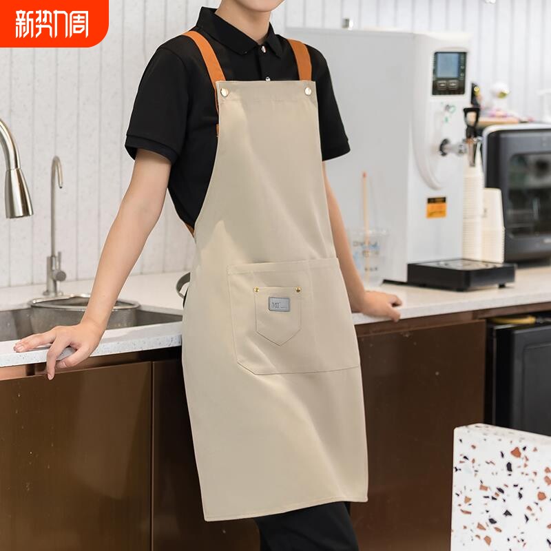 围裙厨房家用防水防油餐饮专用耐脏做饭工作服男女新款2025