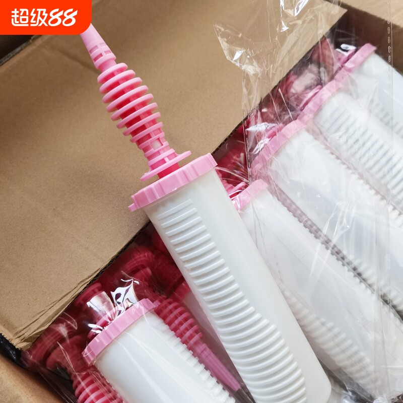气球打气筒双向气球泵便携式手动大号长条充气泵超高品质省力手推