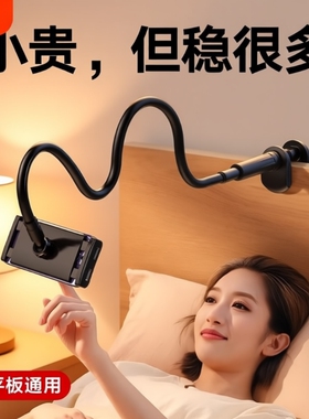 手机支架懒人平板支撑架床头床边手机架桌面宿舍床上躺着追剧看电视神器ipad万能通用直播拍摄夹子