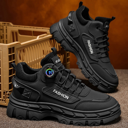 回力男鞋子2025新款冬季加绒棉鞋厚底马丁靴男士耐磨休闲工装靴子