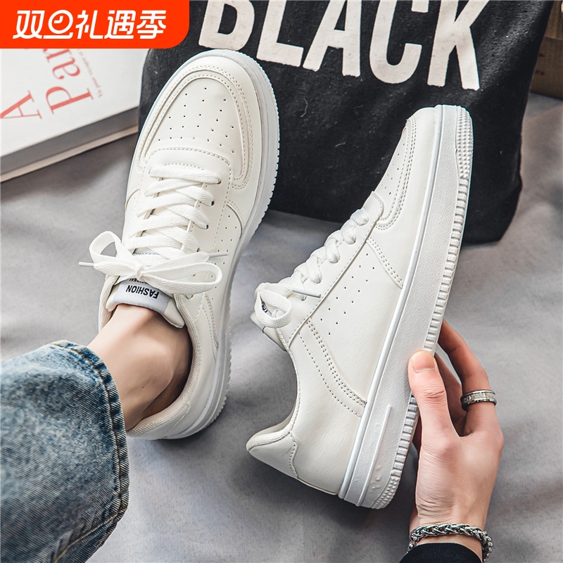 纯白色透气男鞋|超2000次加购