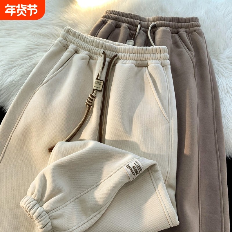 女童秋冬裤子2025男童洋气儿童卫裤女孩加绒加厚休闲中大童运动裤,童装/婴儿装/亲子装,裤子,淘宝优惠券,粉丝福利购,淘宝优惠卷