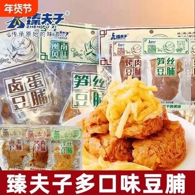 臻夫子烤肉豆脯272g笋丝豆脯卤蛋豆腐干豆制品素肉休闲小吃零食品