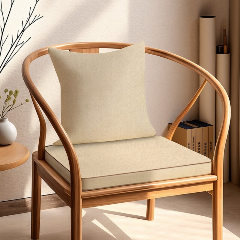 沙发坐垫茶椅新中式太师椅海绵座垫中式实木垫圈椅红木椅子美学