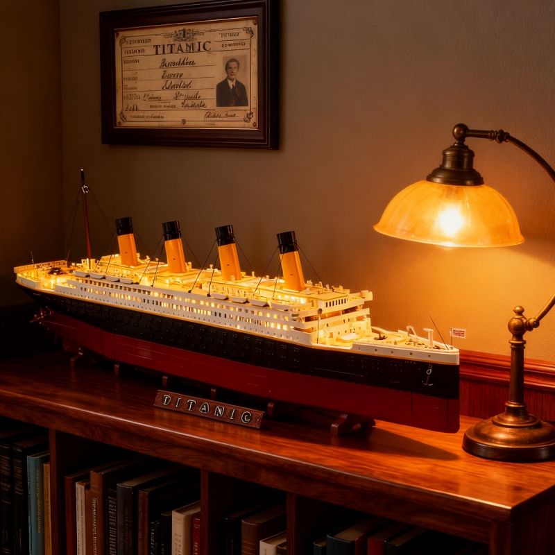 【巨大型】泰坦积木船