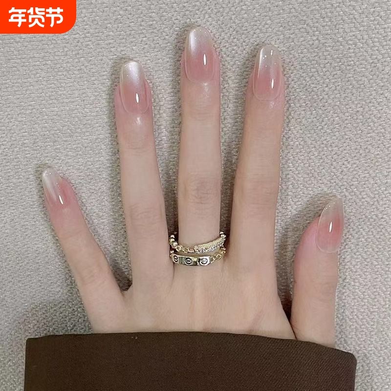 手工猫眼穿戴甲美甲贴片2026高级感追光甲片中长款椭圆法式波点,彩妆/香水/美妆工具,穿戴甲/甲片,淘宝优惠券,粉丝福利购,淘宝优惠卷