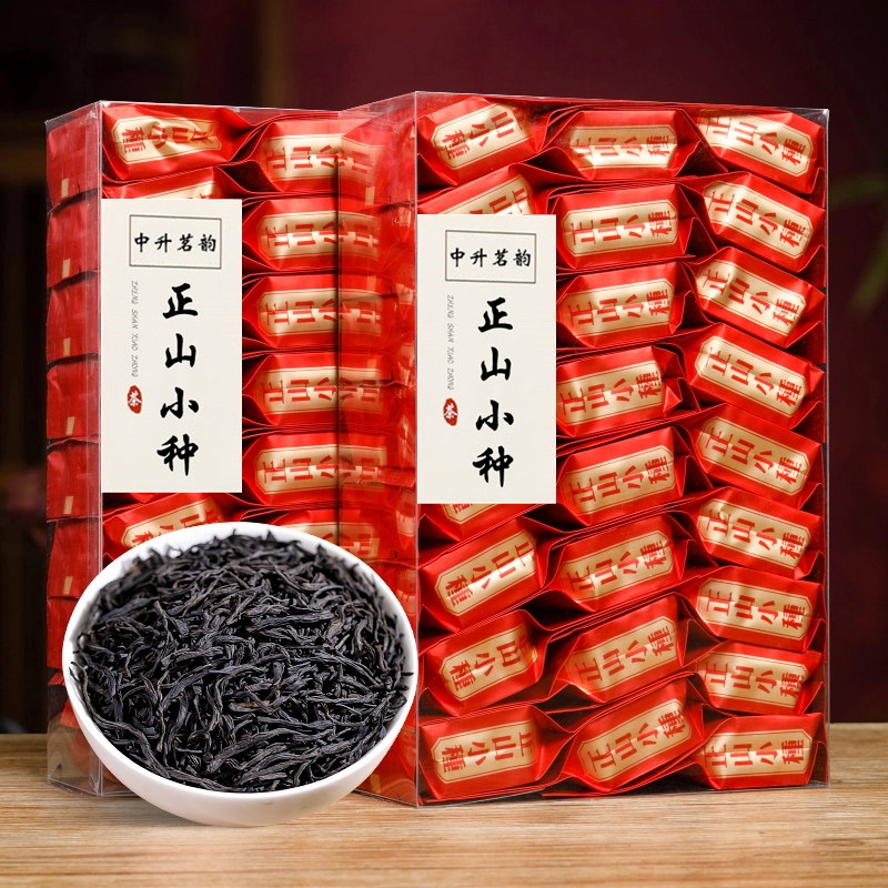 正山小种红茶茶叶礼盒装浓香型新茶小包装一级送礼入口蜜香花香