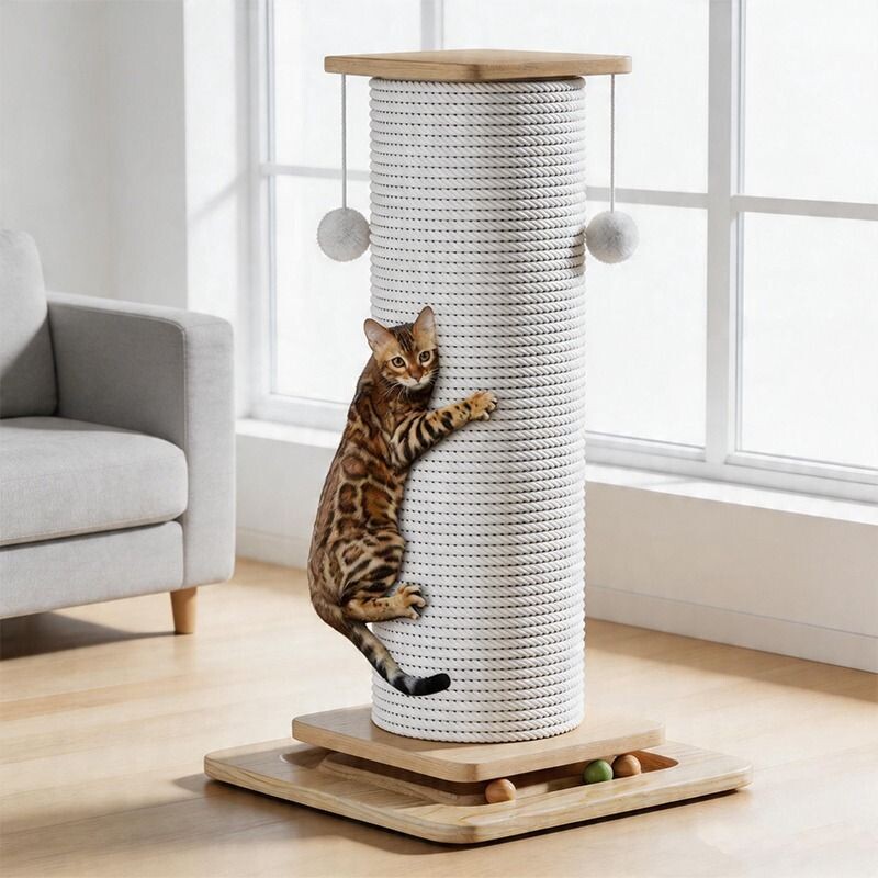 猫抓板特大号立式剑麻猫抓柱不掉屑猫爪板猫爬架一体猫咪玩具解闷