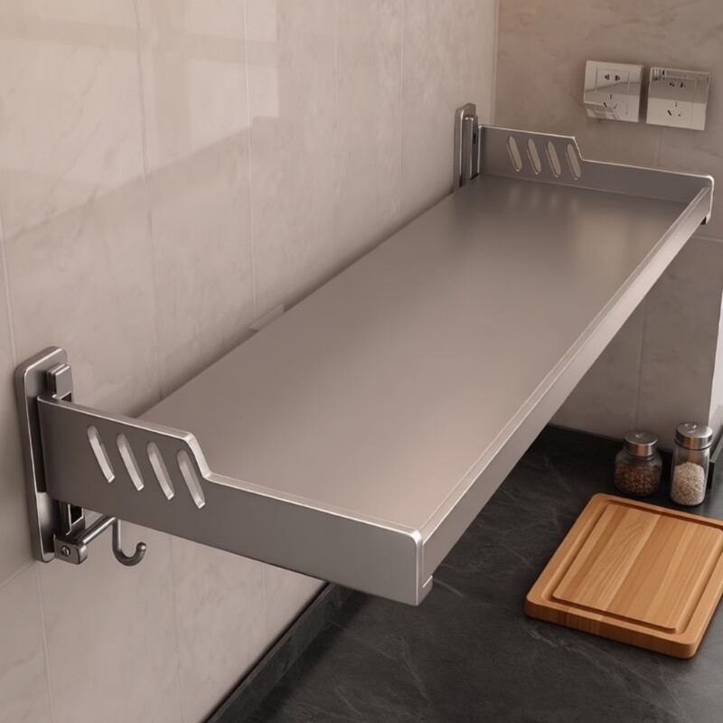 厨房置物架多功能免打孔壁挂式调料架收纳架子微波炉承重加宽烤箱