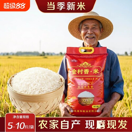 大别山当季稻香新米一级大米