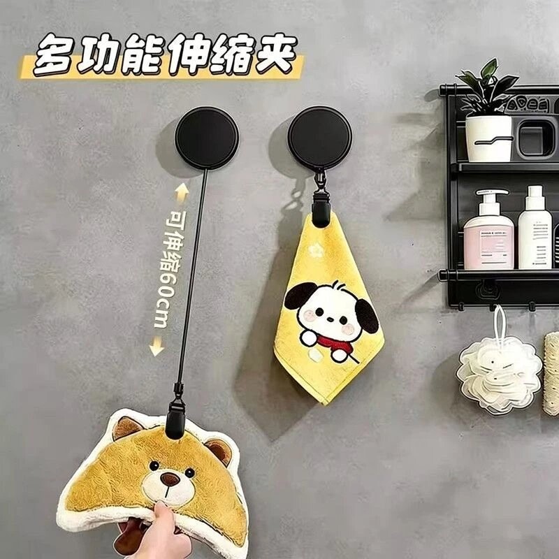 可爱卡通厨房自动回弹挂钩图片