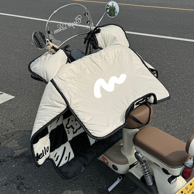 2025新款电动车挡风被冬季加绒加厚防水防寒电车电瓶车防风罩冬款