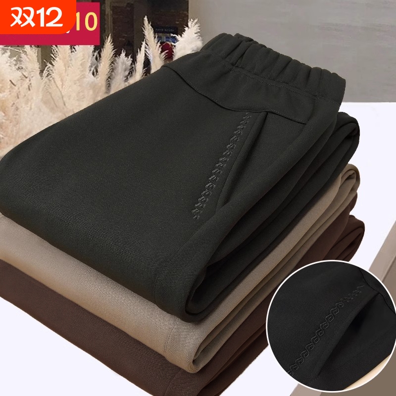 妈妈裤子春秋冬季长裤加绒裤