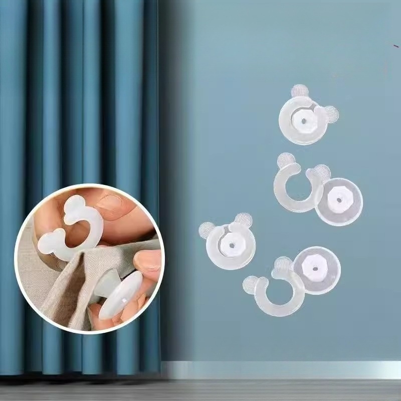 窗帘改短神器免剪免缝可拆固定扣窗帘布底部长改短挽边扣窗帘绑带