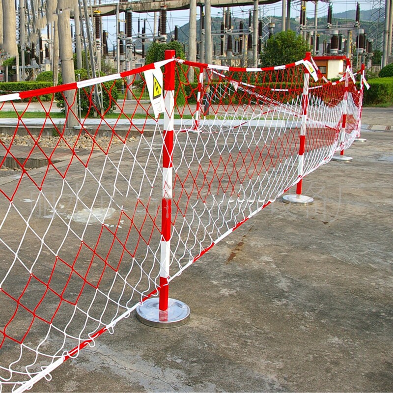围网电力安全围栏网安全网防护网隔离网警示尼龙网护栏网工地施工 - 实物图