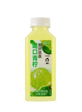 喝口青柠 青柠味复合果汁饮料300ml*1瓶