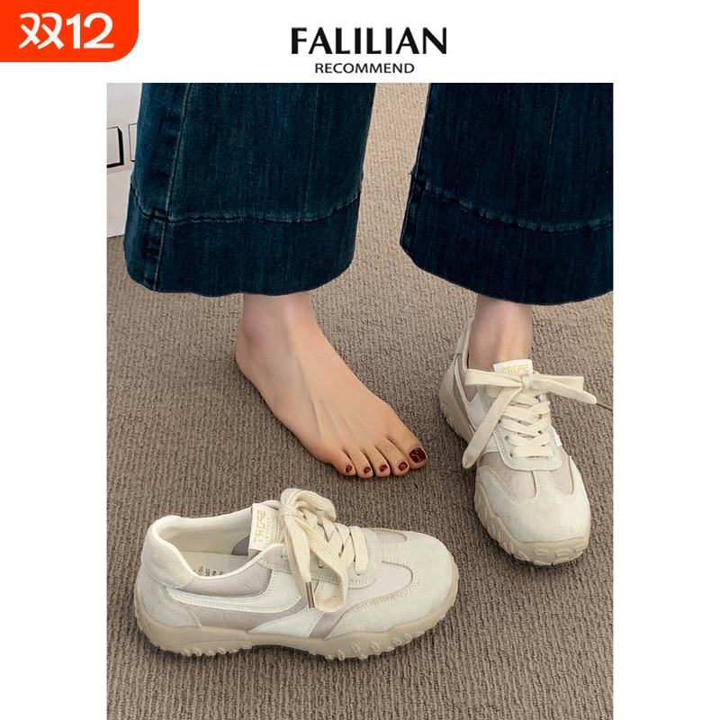 阿甘德训鞋女鞋子2025新款爆款春夏季超火厚底百搭休闲运动鞋支撑