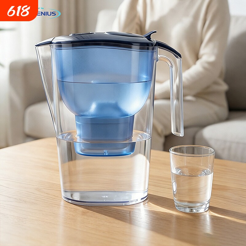 滤芯滤水壶家用净水器净水壶装大容量3.5L套装适用于碧然德水壶芯