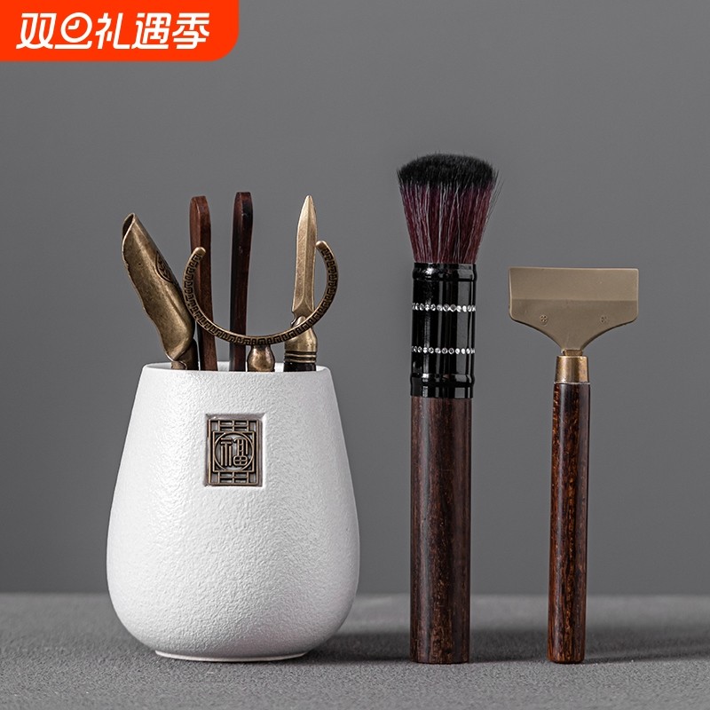 茶道茶桌套装高档泡茶台工具六君子摆件全套功夫茶具配件用品大全