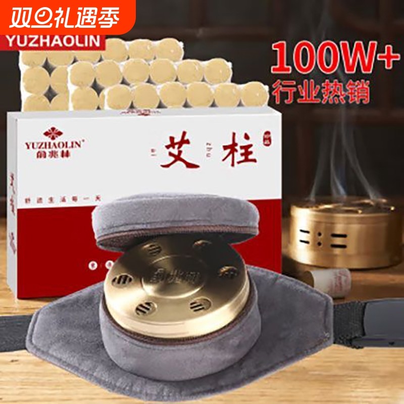 俞兆林无烟艾灸盒家用随身灸祛全身去除湿气便携式艾灸柱艾灸仪器