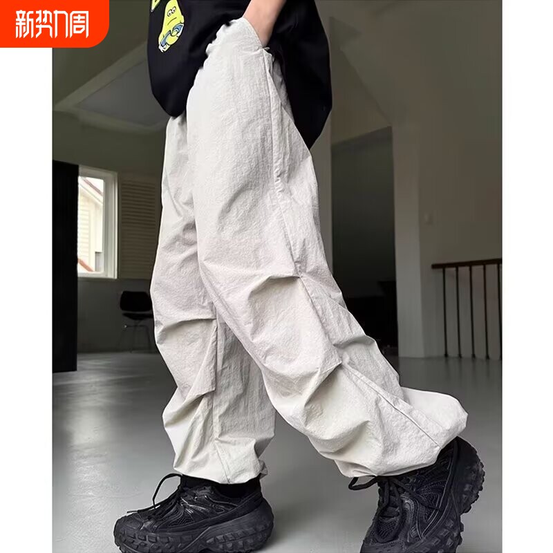 男童防蚊裤2026夏季薄款长裤中大童宽松夏装透气裤子大童男装潮牌