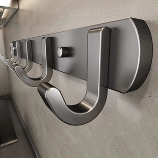 挂钩免打孔强力粘胶墙壁壁挂卫生间衣服毛巾衣架墙上浴室厨房门后