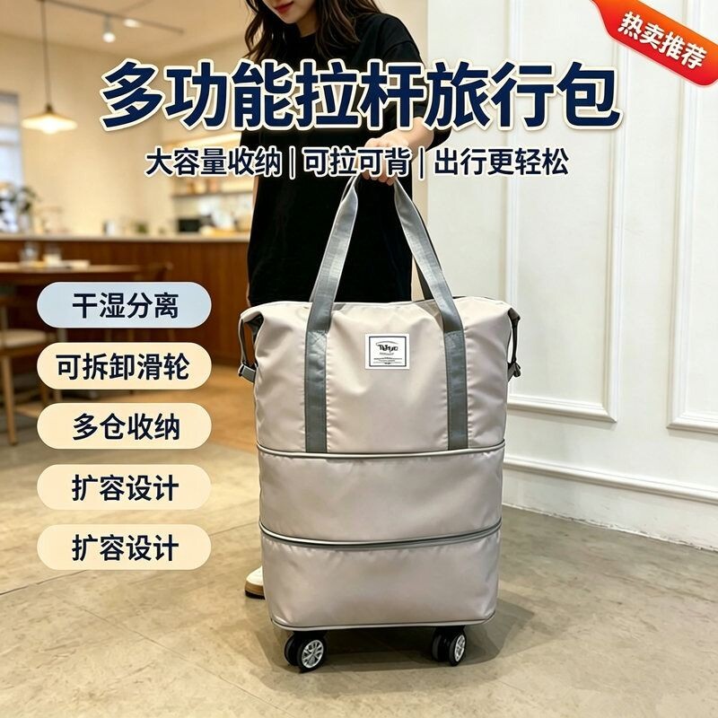 旅行包大容量折叠|超8000次加购图片