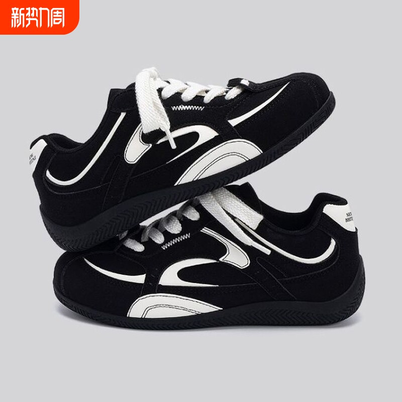 鞋子男款男鞋运动德训鞋2025新款秋季透气百搭学生情侣舒适休闲鞋