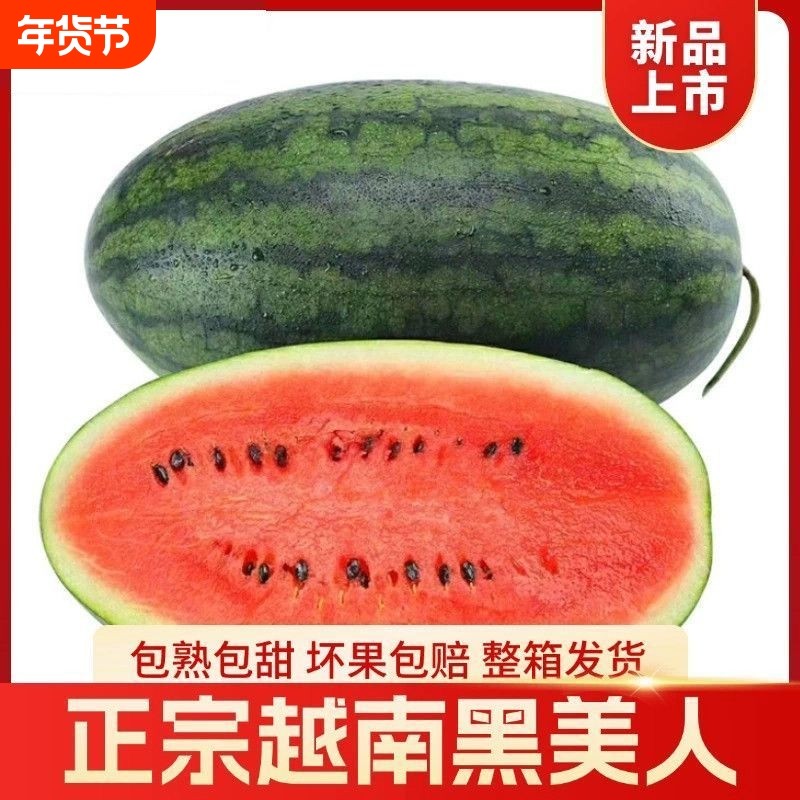 越南进口黑美人西瓜麒麟应当季新鲜超甜水果越南进口有籽西瓜整个,水产肉类/新鲜蔬果/熟食,西瓜,淘宝优惠券,粉丝福利购,淘宝优惠卷