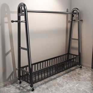 简易衣帽架落地卧室阳台家用室内宿舍可移动晾衣架挂衣服收纳架子