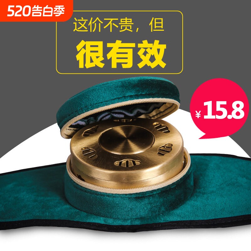 便携式艾灸熏蒸盒家用 铜制多联艾灸器具艾条薰灸工具